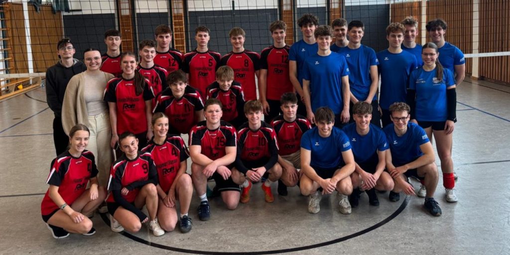 Freundschaftliches Volleyballspiel mit Passauer Gymnasium